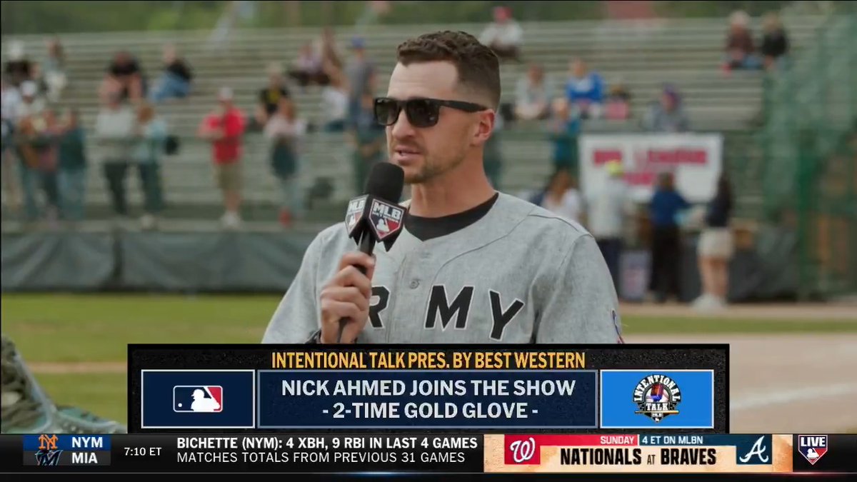 Nick Ahmed won two Gold Gloves during his 12-year career! The former shortstop talks about what he's been up to since retirement, his family's deep military ties, and preparing for tomorrow's National Baseball Hall of Fame and Museum ⚾ Military Classic. Siera Santos | RyanDempster