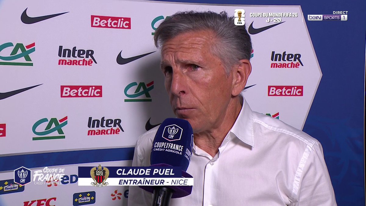 [📺LIVE] 🏆⚽️ #CoupedeFrance 🎙️ Claude Puel : « On n'a pas à rougir de notre prestation. » Le Racing Club de Lens remporte la Coupe de France face à l'OGC Nice 🏆 #RCLOGCN #CDFCA