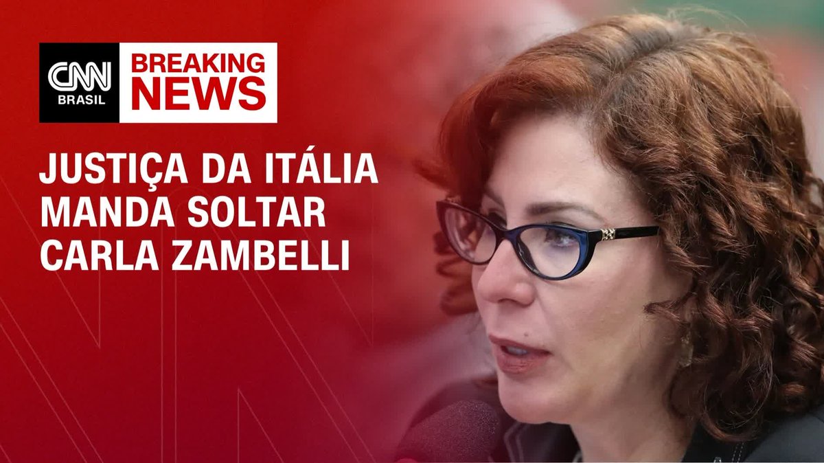 Após negar extradição, Justiça italiana manda soltar Carla Zambelli; assista #CNNBrasil