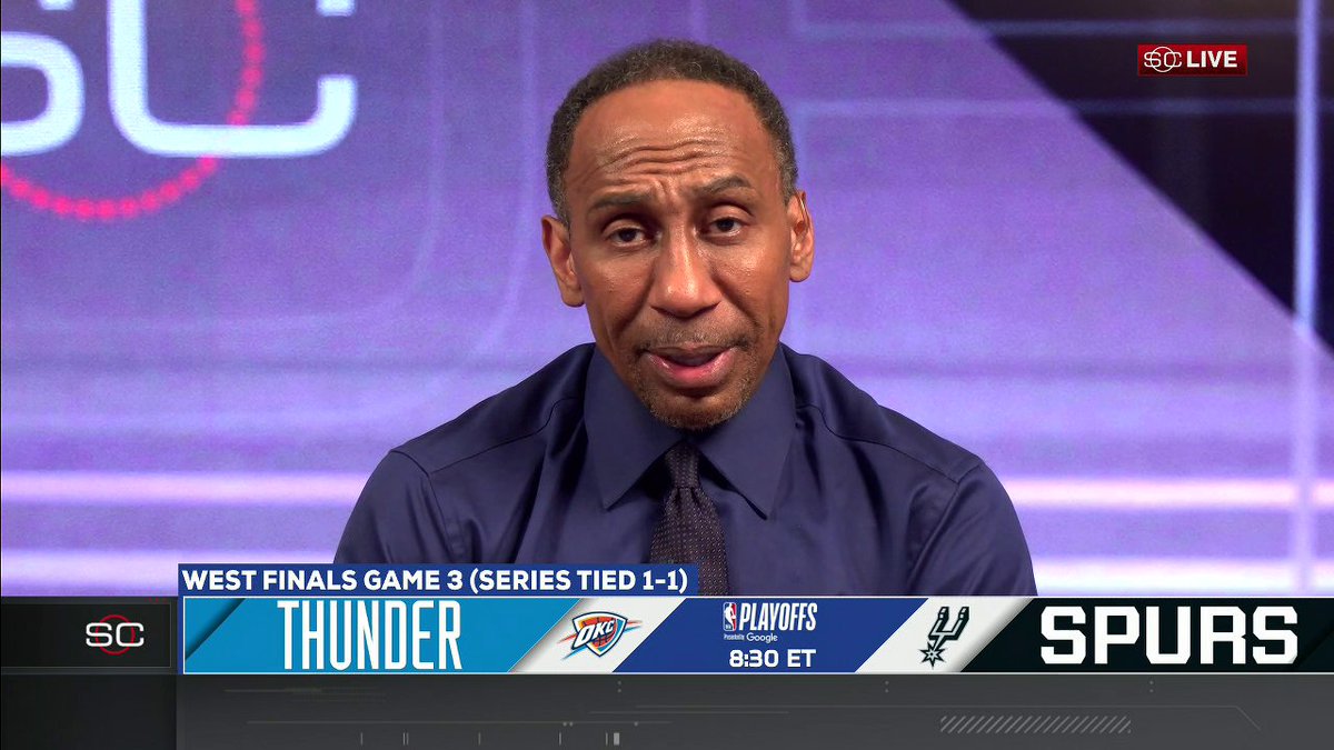 "You got 19 more turnovers than Oklahoma City in the first two games. Cut down on that, make sure the physicality is on an even playing scale, and they should be just fine." Stephen A Smith gives David Lloyd the keys to San Antonio going up 2-1 at home 🤠