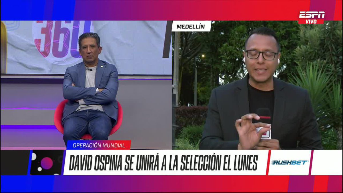 DAVID OSPINA SE UNIRÁ A LA SELECCIÓN EL LUNES🇨🇴 "David Ospina no se sumaría a Atlético Nacional en caso de disputar una final" Camilo Estrada. ▶️ Mira #ESPNF360COLOMBIA en el Plan Premium de #DisneyPlus