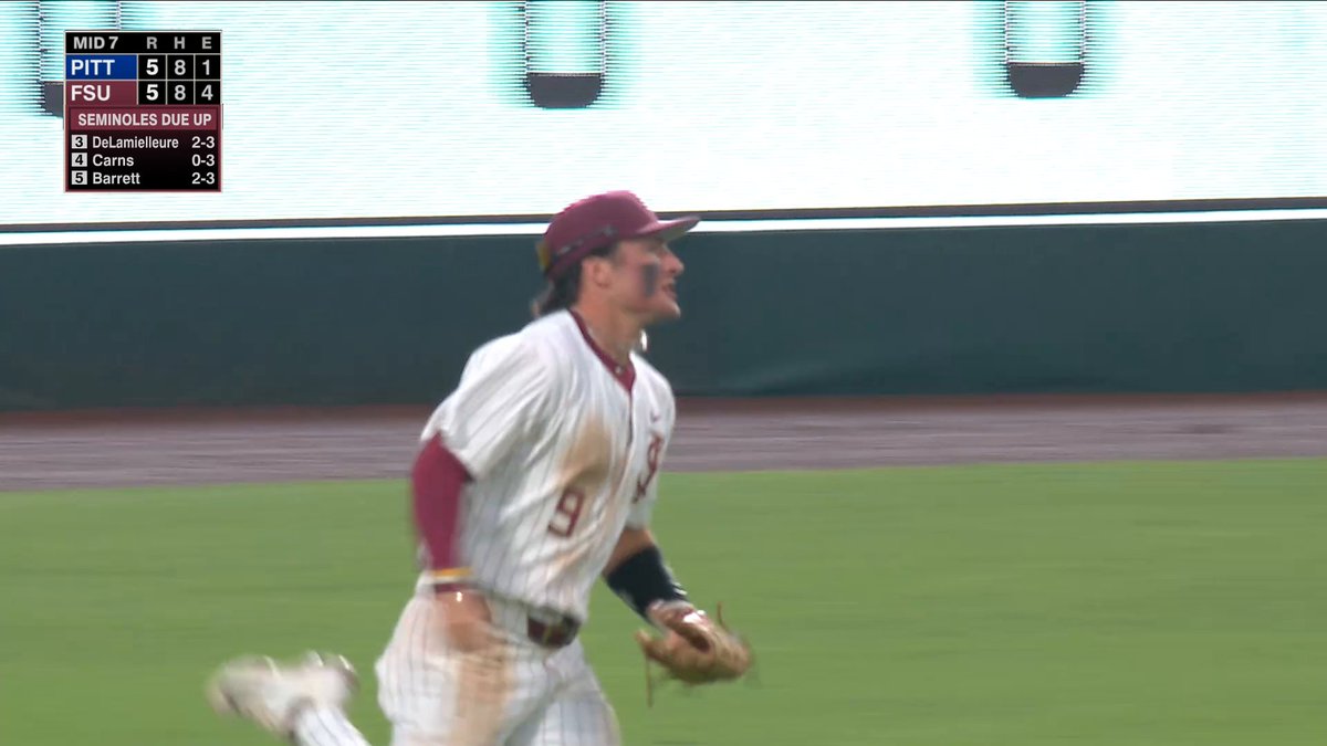 Elite defense 😱 @FSUbaseball