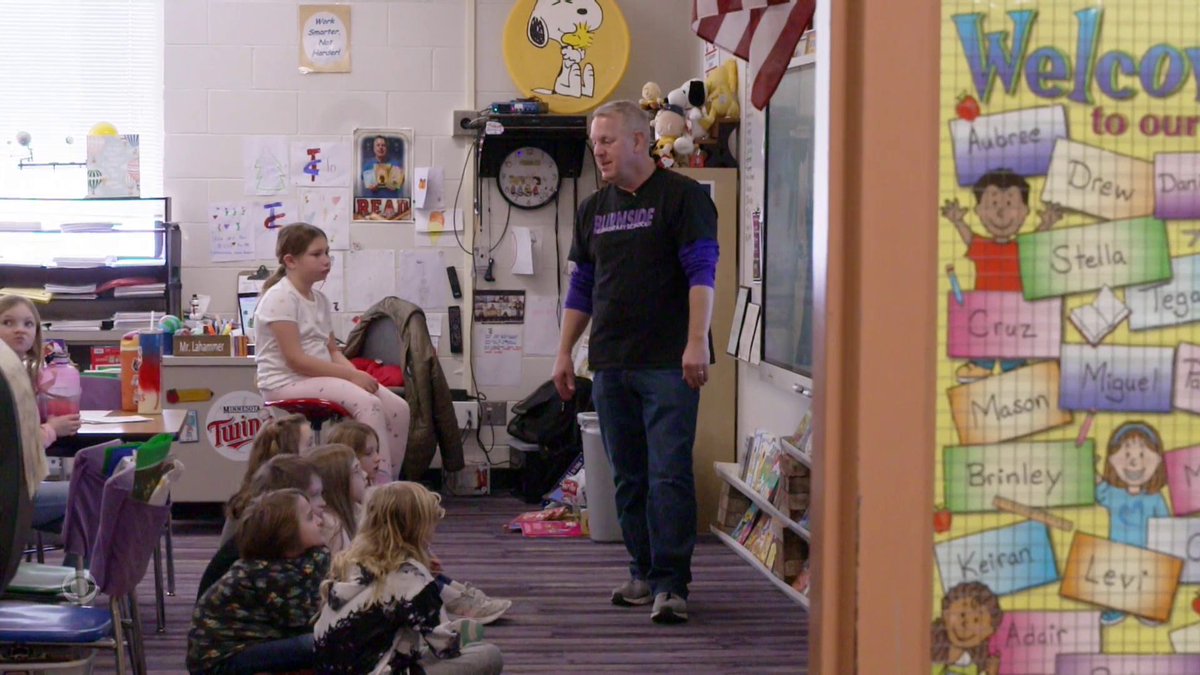 Third-grade teacher Neil Lahammer goes above and beyond for his students, teaching them about kindness and character, and this year, he was named Kindness 101 Teacher of the Year. Steve Hartman is On the Road in Red Wing, Minnesota.