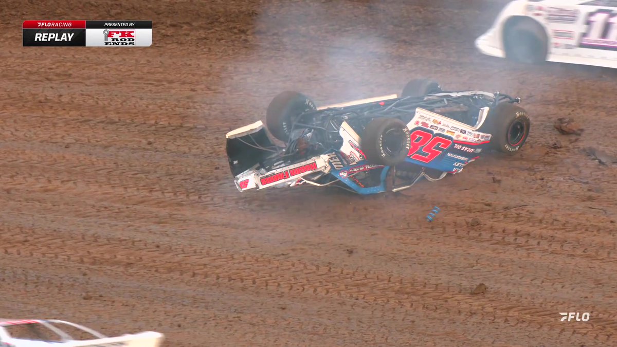 💥 Garrett Alberson is okay after going for a MASSIVE ride at Lucas Oil Speedway! #𝗟𝘂𝗰𝗮𝘀𝗗𝗶𝗿𝘁 🏁 #LucasDirt #ShowMe100