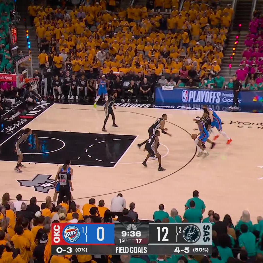 BLOCK. BALL MOVEMENT. DEV THREE. LET'S GOOOO. 📺 NBC | Peacock