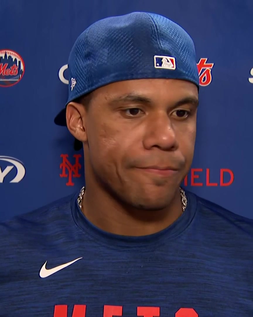 "We've been playing good baseball...tough day today, sometimes you've got to tip your cap" - Juan Soto on the Mets' offense