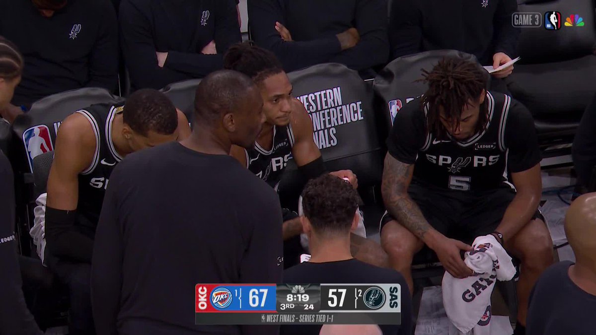 Things are getting CHIPPY in San Antonio. 😱 📺 NBC and Peacock