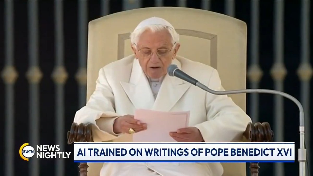 The work of Pope Benedict XVI is taking on new life through AI. The Benedict XVI Society has partnered with to develop an AI system trained on the writings of the late pope. Professor Patrick Gruhn, CEO of discusses this project.