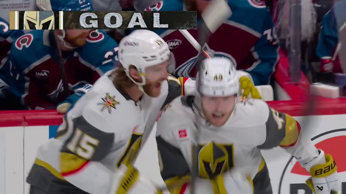 VEGAS TAKES THE LEAD! ⚔️ IVAN BARBASHEV MAKES IT 2-1! #StanleyCup 🇺🇸: ESPN 🇨🇦: Sportsnet &amp; TVA Sports