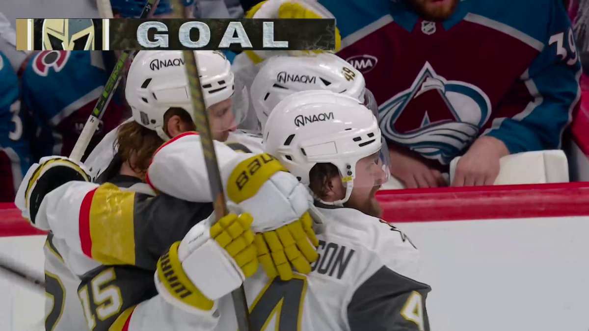 BARBASHEV GOES BAR DOWN 😱 Vegas scores twice in just over 2 minutes to take the lead late in Game 2‼️