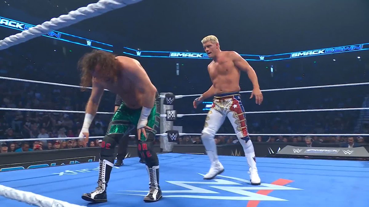 .Sami Zayn just sent Cody Rhodes flying 😱