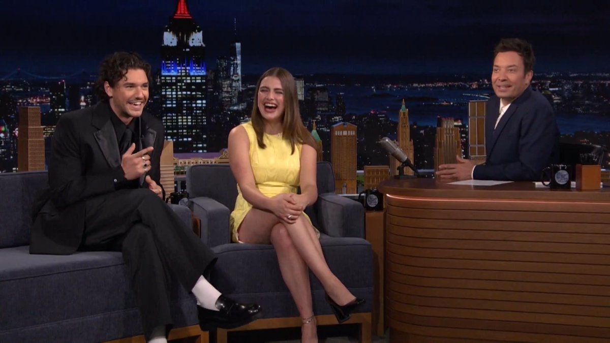 Ella Bright & Belmont Cameli swap stories about their childhoods and first jobs! Off Campus #FallonTonight
