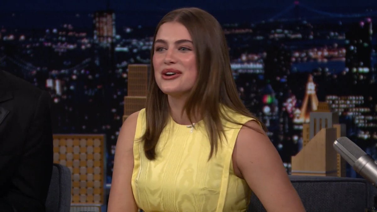 Ella Bright & Belmont Cameli explain the terms “puck bunny” and “drink drink” from Off Campus 😂 #FallonTonight