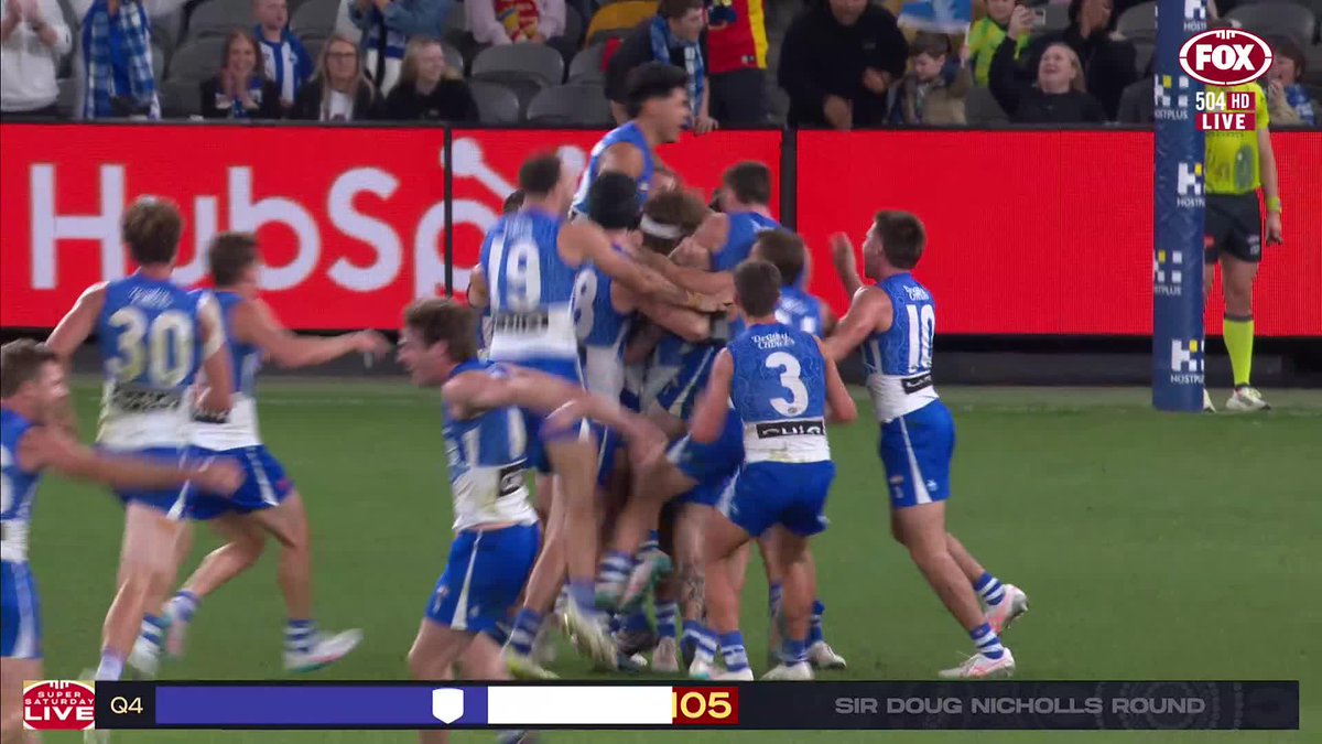 ZURHAAR ON THE SIREN 🤯🤯 North Melbourne win it from 43 POINTS DOWN 📺 Watch #AFLNorthSuns on Ch.504 or stream on Kayo: ✍️ BLOG 🔢 MATCH CENTRE