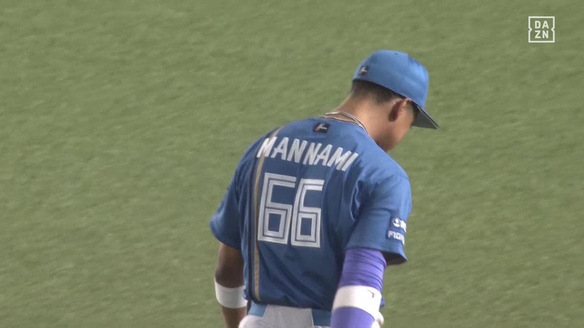 状況判断力◎ 万波中正 体で止めて二塁封殺 ⚾️ソフトバンク×日本ハム #lovefighters #だったらDAZN