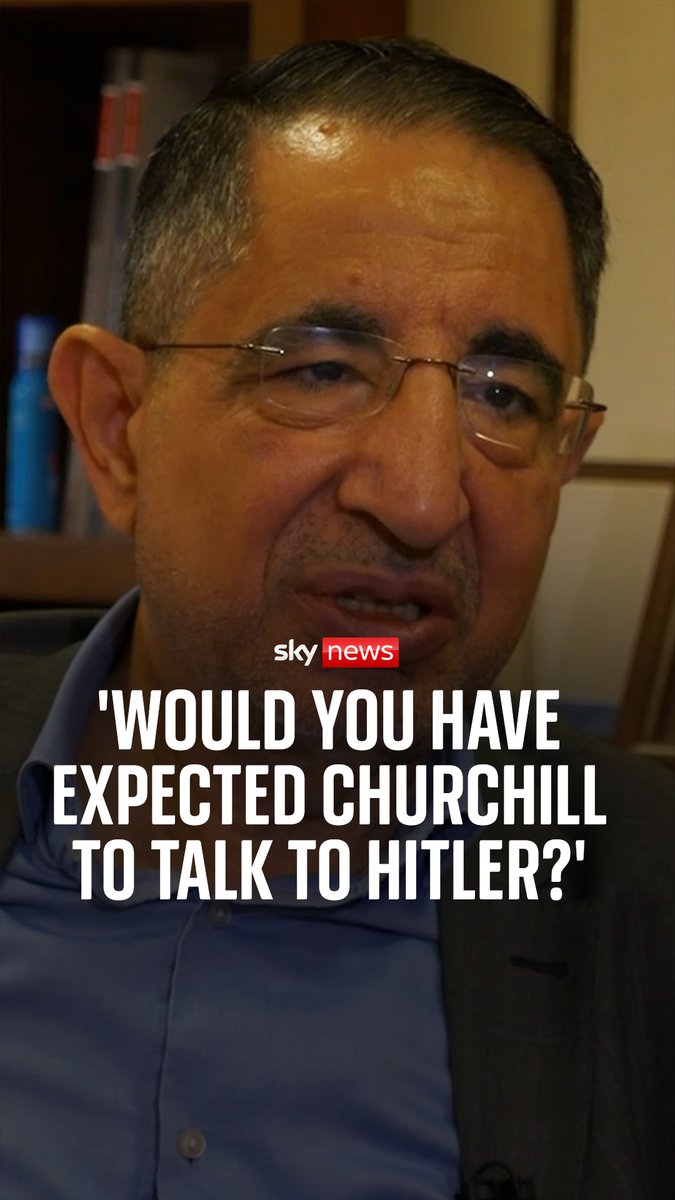 'Would you have expected Churchill to talk to Hitler?' Sky's special correspondent, Alex Crawford, was given extremely rare access to one of Hezbollah’s most senior politicians, Dr Hussein Hajj Hassan.