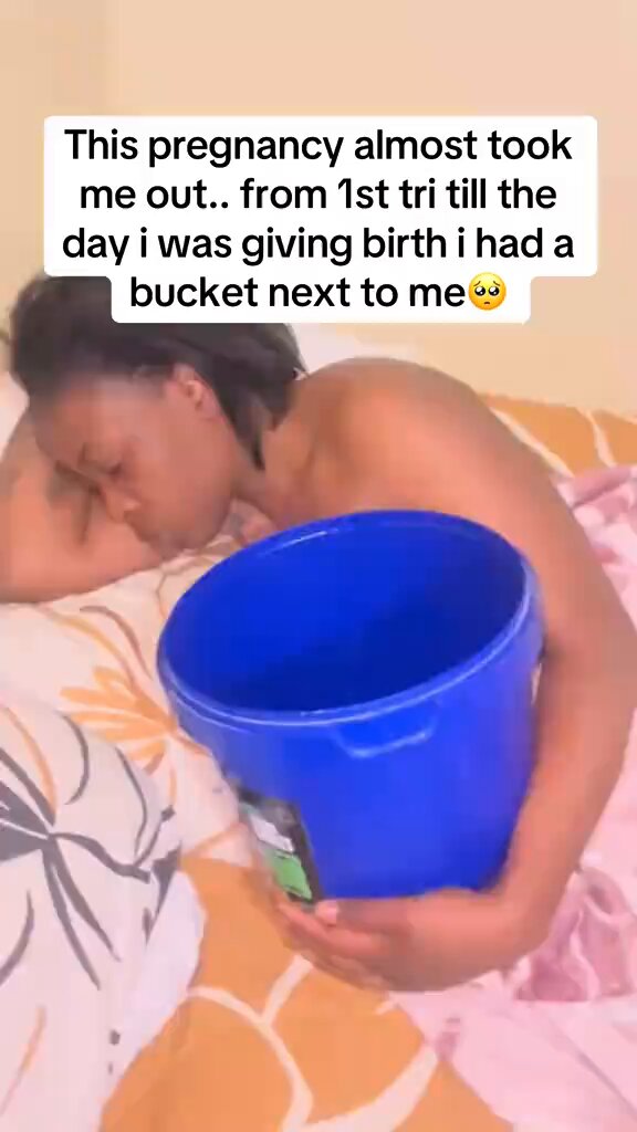 Nah because I used to think morning sickness was just small nausea 😭 This lady suffered from first trimester till childbirth. Women deserve compensation at this point. Agree or disagree? 👀