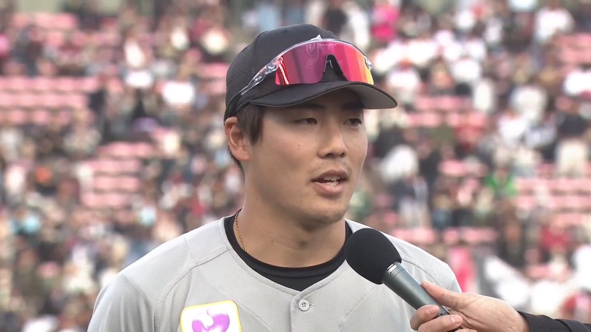 / 5/23 ヒーローインタビュー⚾️ \ 千葉ロッテ 友杉篤輝 選手✨ 👇日本生命セ・パ交流戦見るならパテレ!
