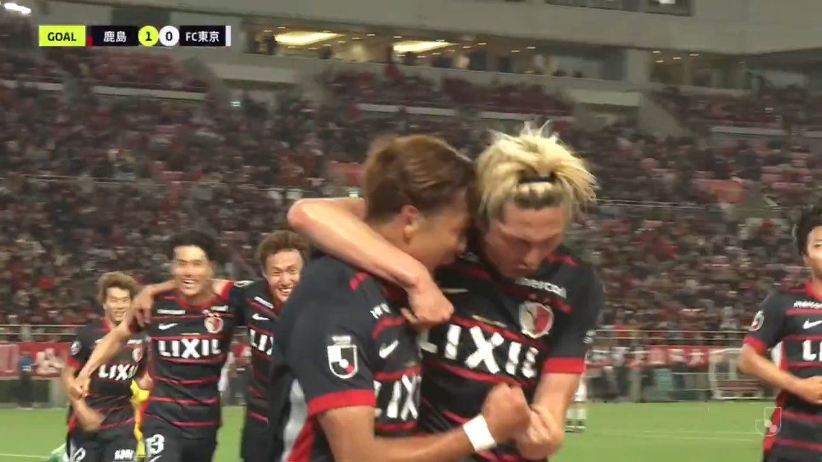 師岡柊生、2戦連発！⚽️⚽️ 🎦 ゴール動画 🏆 明治安田Ｊ１百年構想リーグ 地域リーグラウンド 第18節 🆚 鹿島vsFC東京 🔢 1-0 ⌚️ 80分 ⚽️ 師岡 柊生（鹿島） #Ｊリーグ