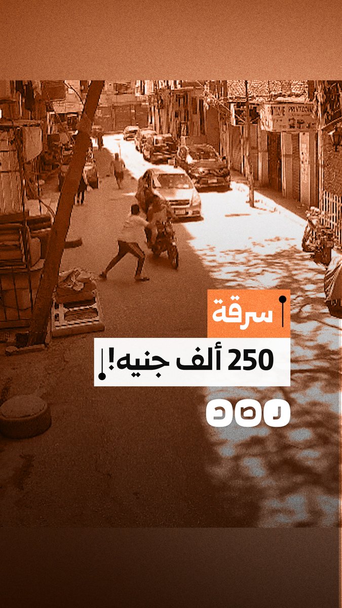 كاميرات المراقبة توثق لحظة سرقة 250 ألف جنيه من مواطن أمام البنك الأهلي بشارع فيصل