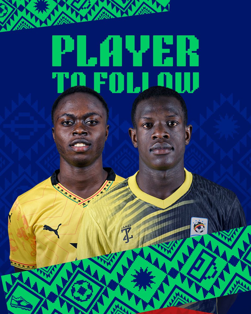 Both vying for one spot! Uganda’s Owen Mukisa and Ghana’s Eric Gyamfi are ones to watch in the #TotalEnergiesAFCONU17 play-offs! 🇺🇬🇬🇭 Football Together
