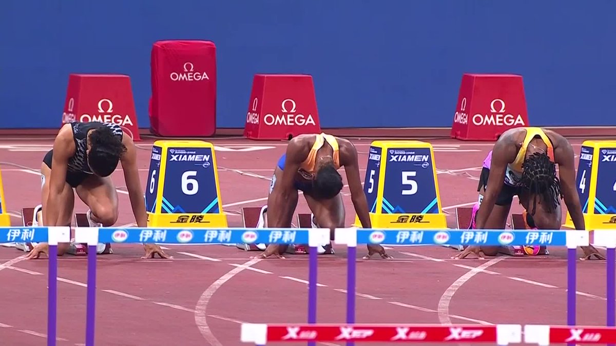 Masai Russell 12.14 (+0.5) 100mH #XiamenDL 🇺🇸American record 🌎.02s from the world record