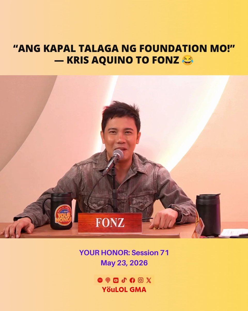 #YouLOLYourHonor #Highlights | May 23, 2026: “‘Ituro niyo kay Fonz ’yung tamang shade niya!’ Tapos binigyan niya ako ng pera pambili ng makeup.” 😂 Watch full #YourHonor episodes here: #YouLOLOriginals #CharizSolomon #BuboyVillar #FONZ #KrisAquino