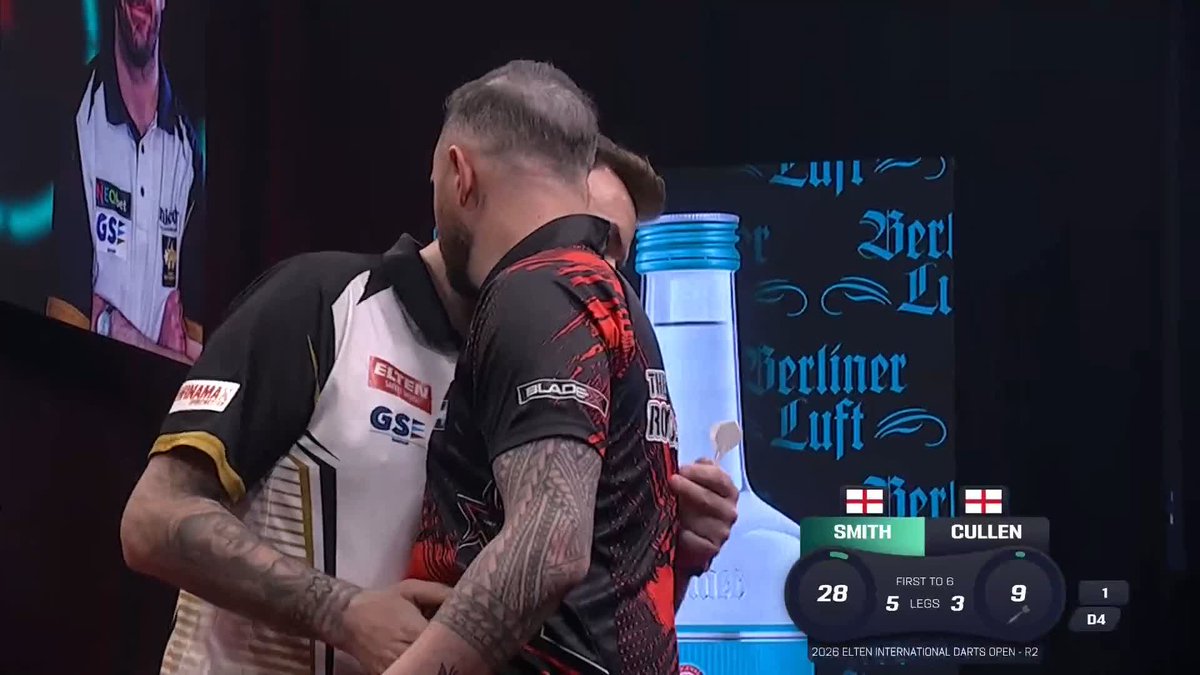SMUDGER SAILS THROUGH! ⛵️ Ross Smith remains unbeaten on European Tour Saturday's in 2026 following a high quality performance against Joe Cullen, defeating the former champion 6-3 with an average north of 102! 📺 #ET7