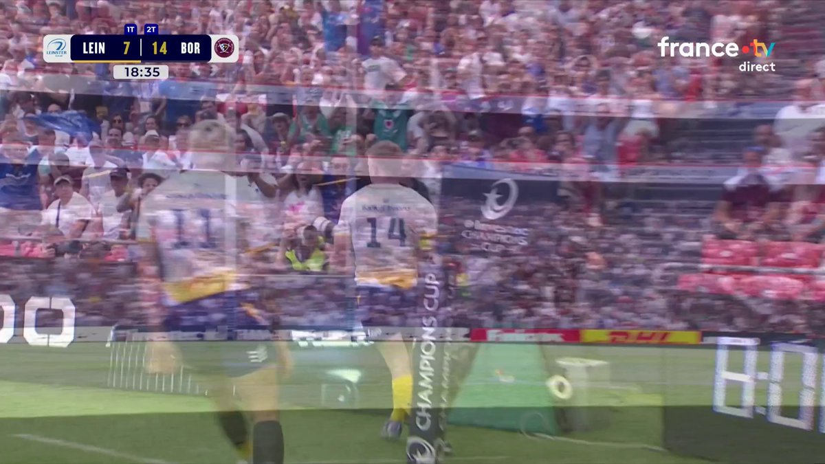 #InvestecChampionsCup | 🏉 QUEL COUP DE REIN DE LBB ! Louis Bielle-Biarrey augmente un peu plus l’avance des Bordelais ! (21-7) 📺 Le direct :