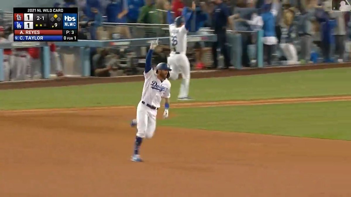 Chris Taylor’s walk-off home run in the 2021 NL Wild Card Game will always be remembered by Los Angeles Dodgers fans 👏 Best of luck in retirement, Chris!