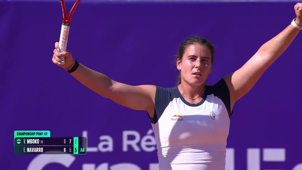 Queen of Strasbourg 👑 Emma Navarro defeats Mboko 6-0, 5-7, 6-2! #IS26