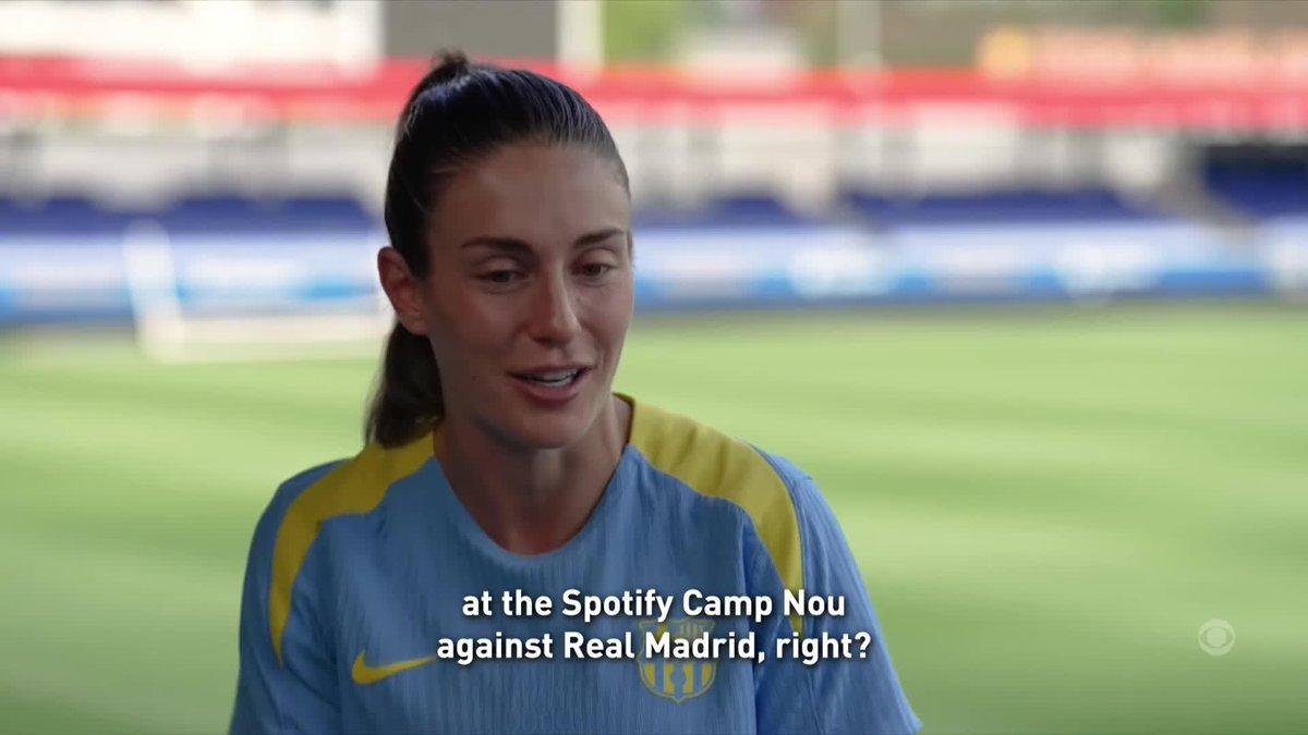 LA REINA 👑 Anita Nneka Jones sits down with Barcelona superstar Alexia Putellas before the UWCL Final 🏆 Watch the #UWCL Final on Paramount+ right now 📺
