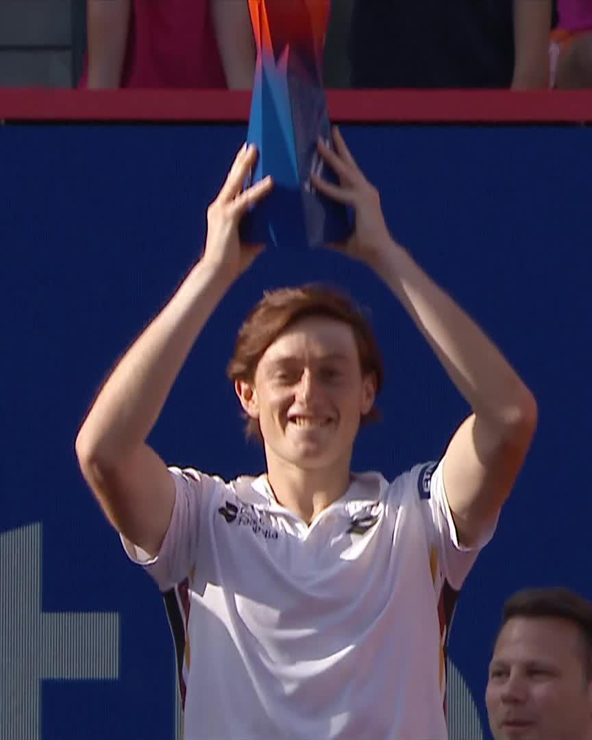 Started from the qualies now we’re here 🏆 Ignacio Buse with an unforgettable maiden title run in Hamburg! #bitpandahamburgopen