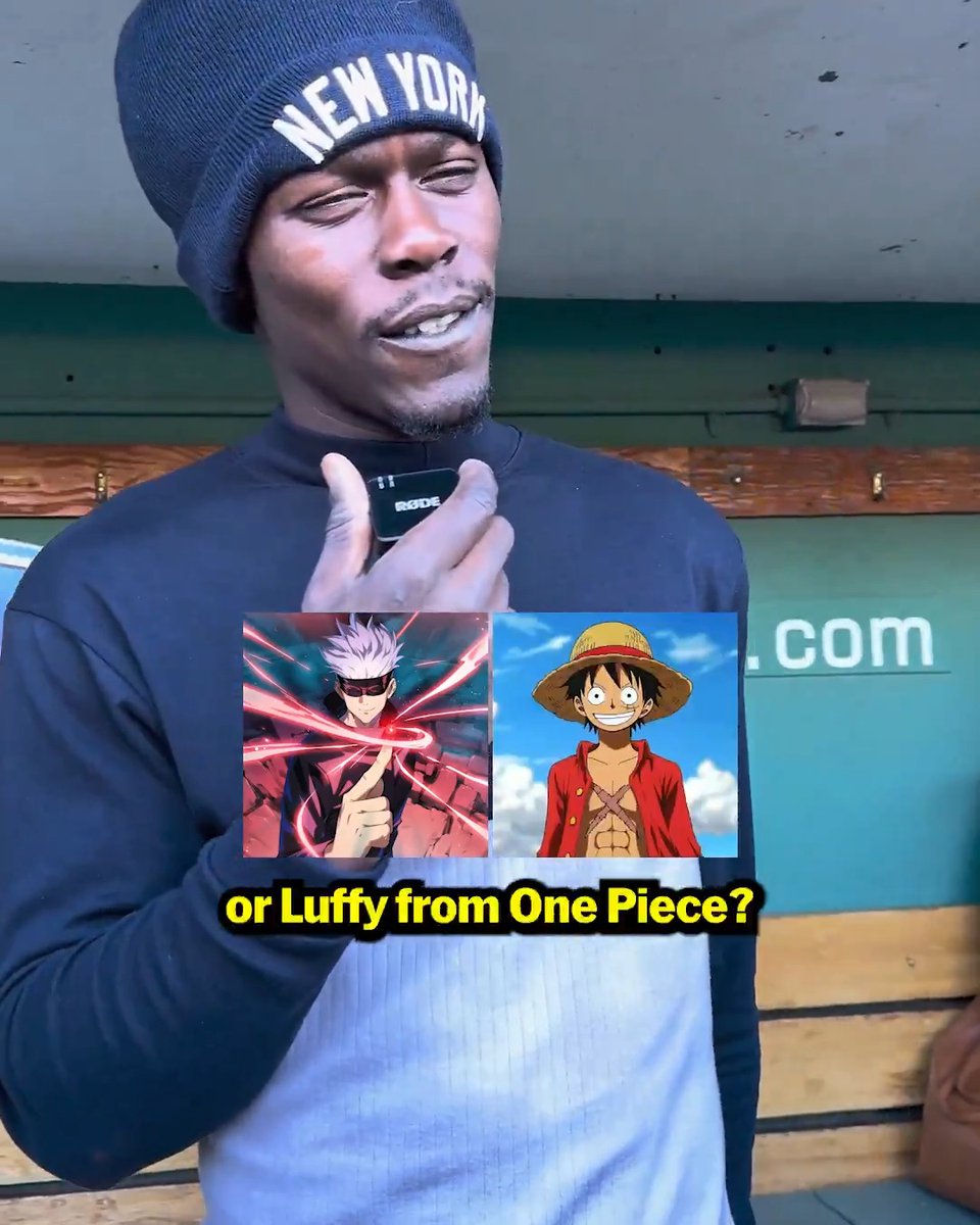 Luffy vs. Gojo? Ichigo vs. Tanjiro? 👀 Jazz Chisholm Jr. makes his picks in an anime 1 vs. 1 battle!