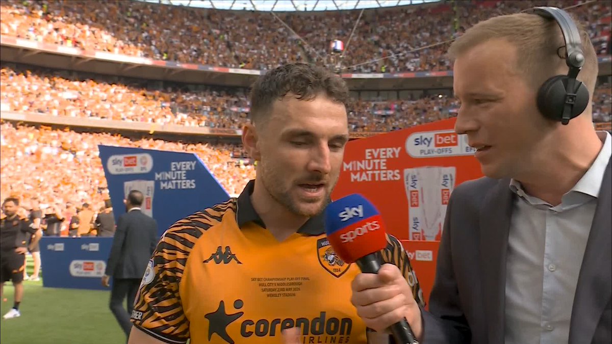 "There's just one man I want to celebrate with" ❤️ Lewie Coyle on what being promoted to the Premier League means to him ✨