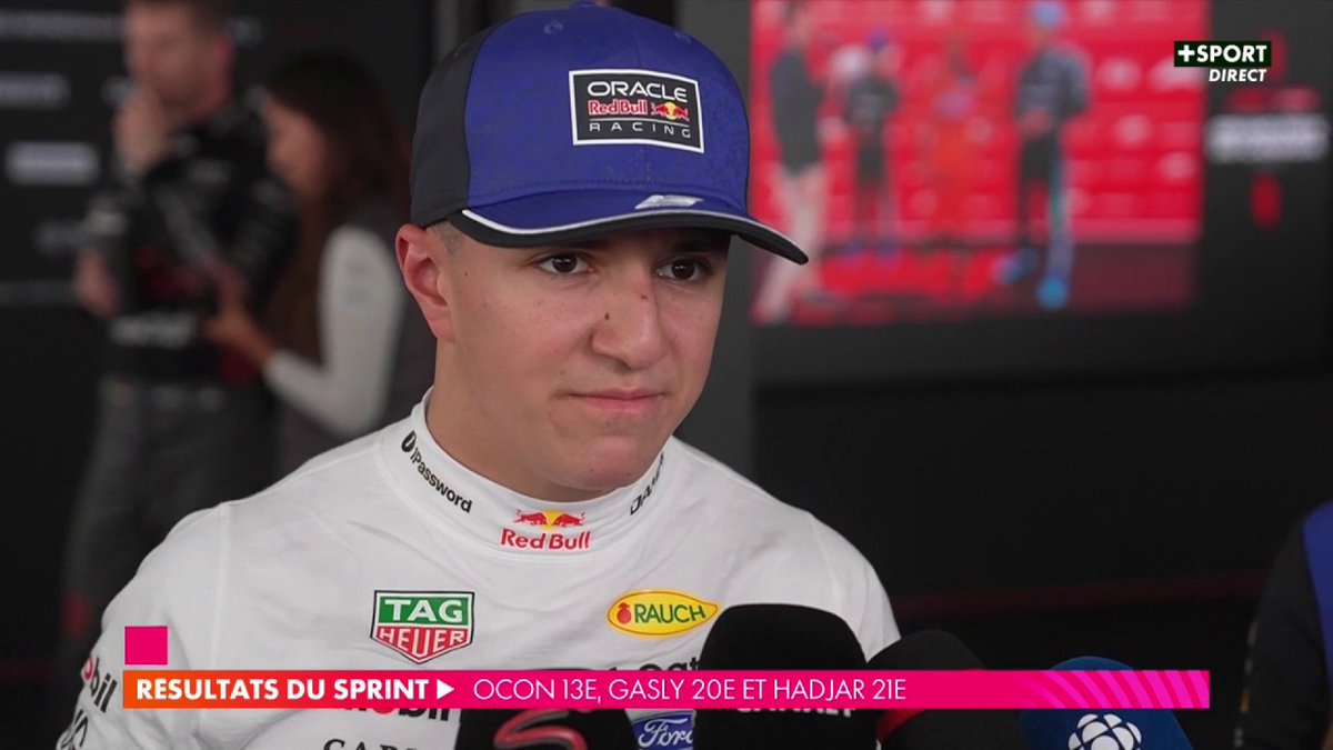 La déception d'Isack Hadjar après un problème moteur durant le sprint 😕 #CanadianGP #F1