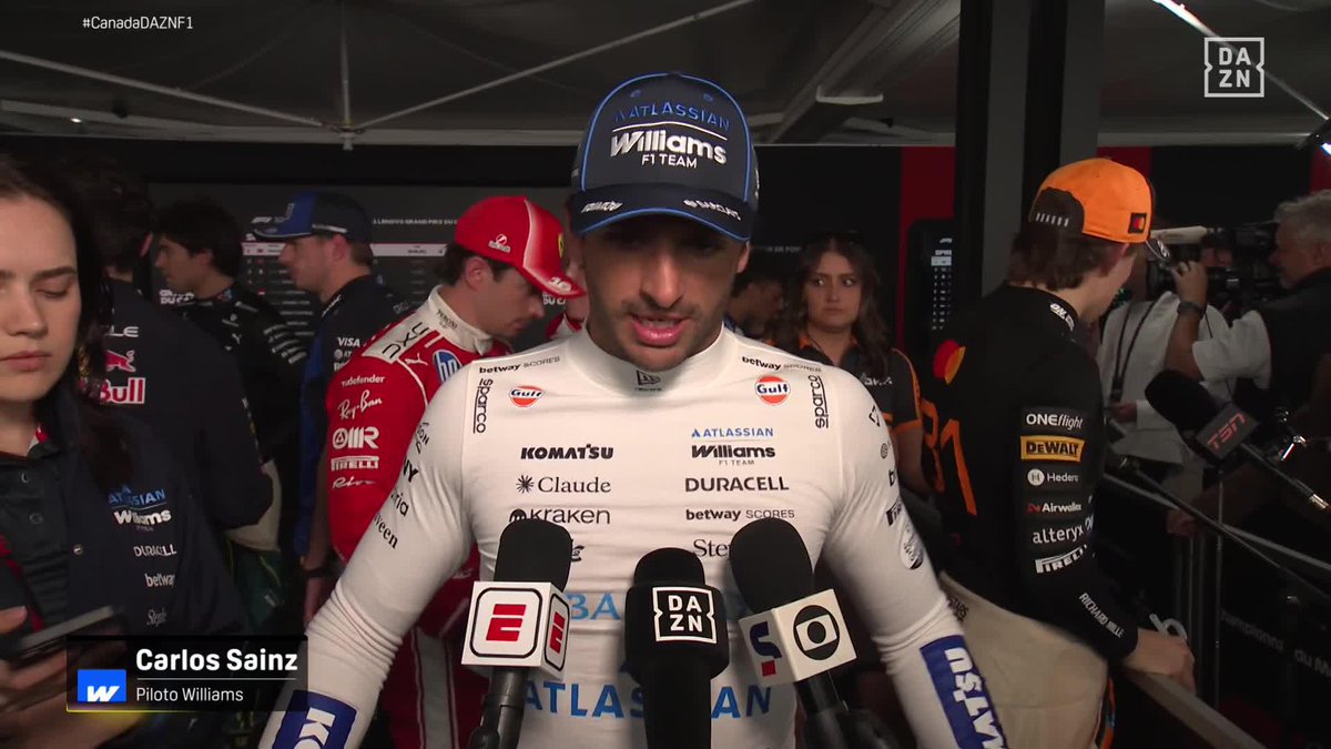 Carlos Sainz da aún más mérito a su clasificación tras la sprint 🗣️ "La qualy de ayer fue extremadamente buena porque hoy Alpine y VCARB van claramente más rápido" #CanadaDAZNF1 🇨🇦