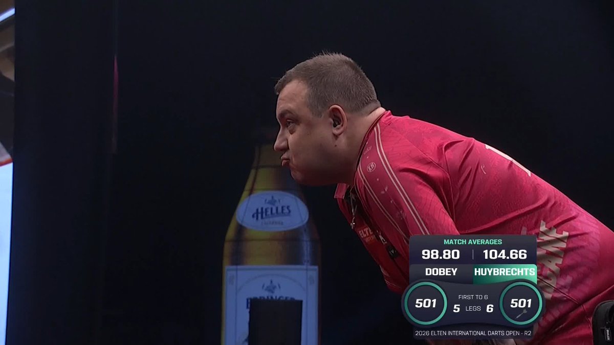 KIM DUMPS OUT DOBEY! Just like he did in Graz, Kim Huybrechts eliminates Chris Dobey from a European Tour event! A high quality performance became scrappy at the end, with the Belgian holding his nerve to get over the line. 📺 #ET7