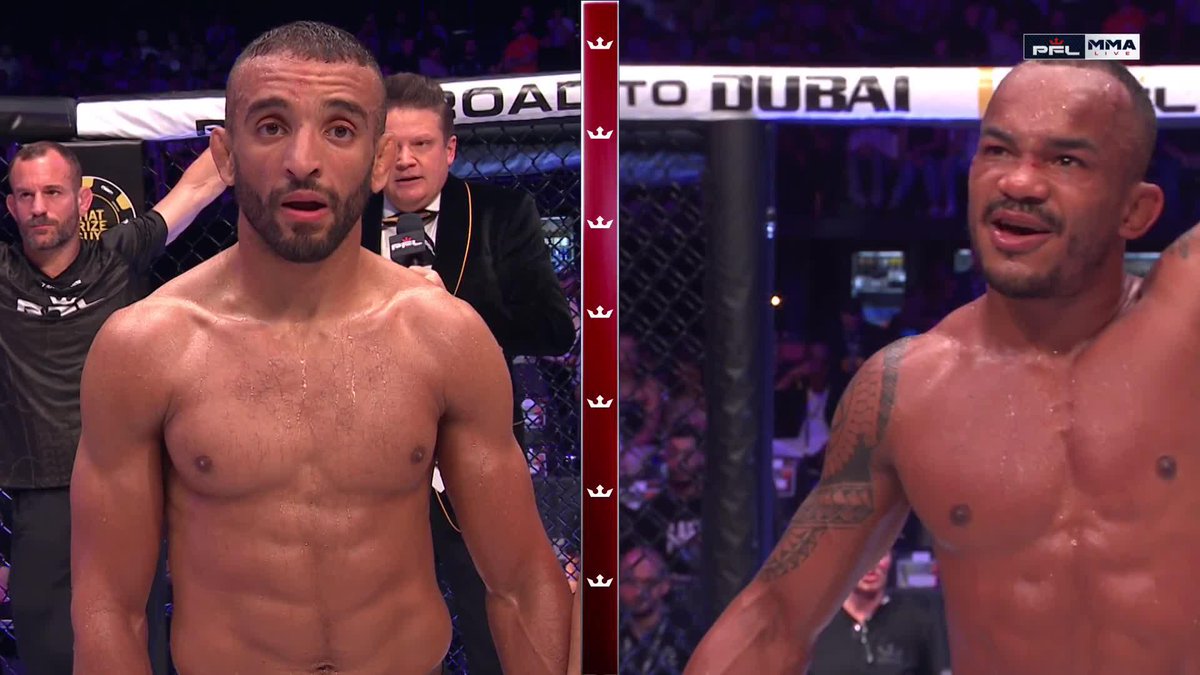 Adam Meskini takes the W over Keweny Lopes by split decision! 😱 #PFLBrussels | Prelims LIVE NOW | Main Card 3PM ET on the ESPN App