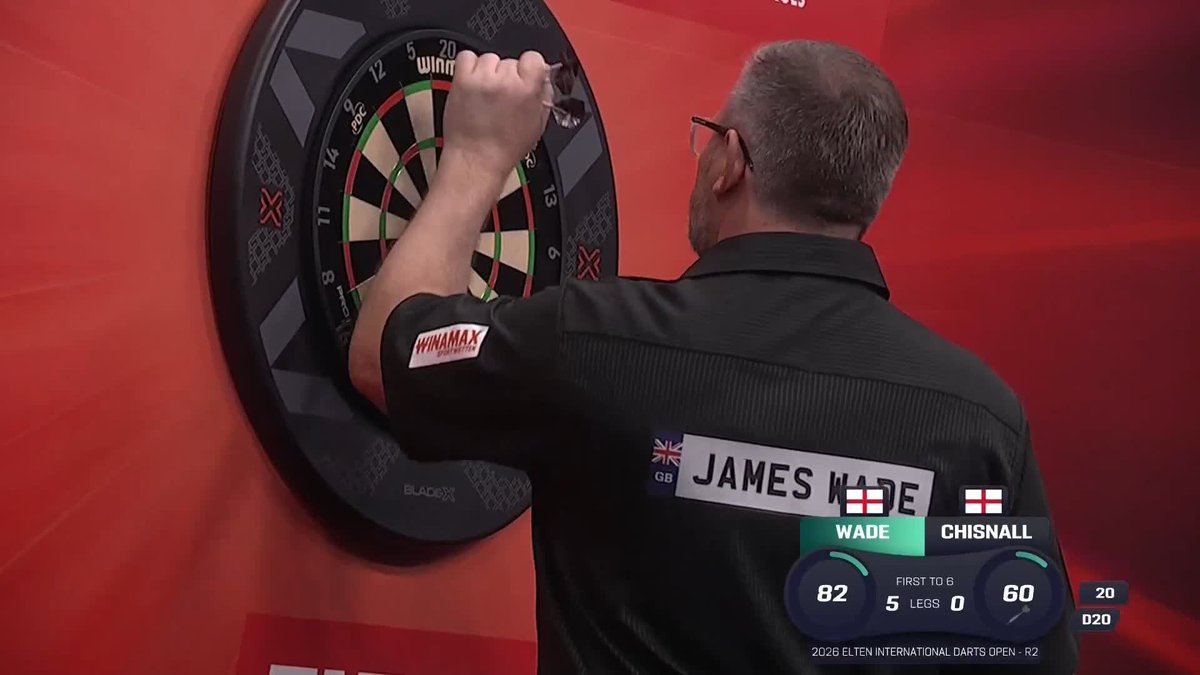 WHITEWASH WIN FOR WADE! 🤖 An excellent performance from James Wade, who wins all of the six legs on offer against Dave Chisnall to progress to Finals Day! 📺 #ET7