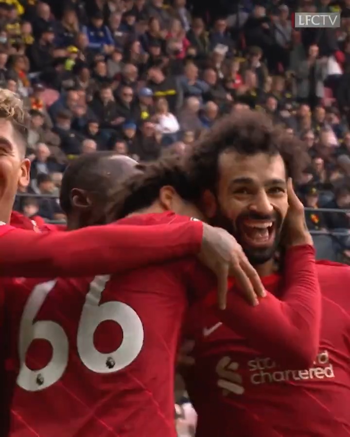 One of the best individual goals you will ever see (part 2) 😅 A week after scoring the goal of the season at Anfield against City, The Egyptian King did it again against Watford 💫