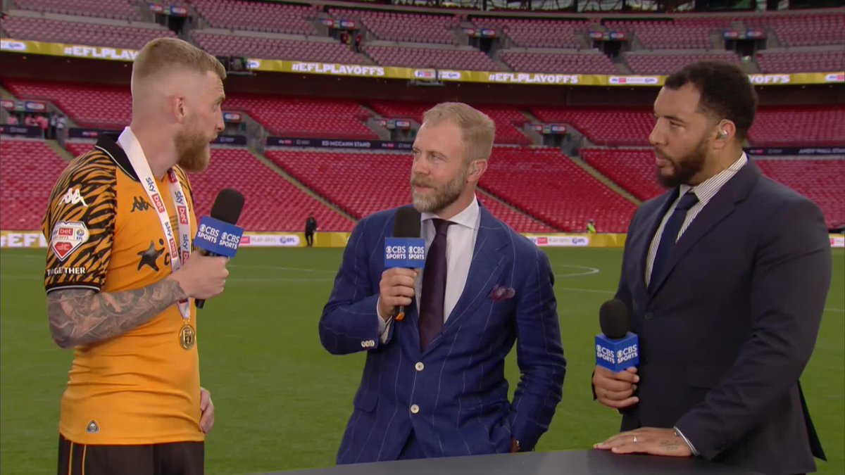 "If I could bottle that feeling, I'd be a very rich man" 😤 Oli McBurnie on the emotions of scoring the goal that sent Hull back to the Premier League 💪