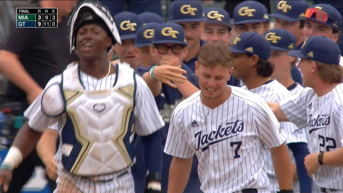Georgia Tech clinches its spot in the ACC baseball title game 🔥 Georgia Tech Baseball