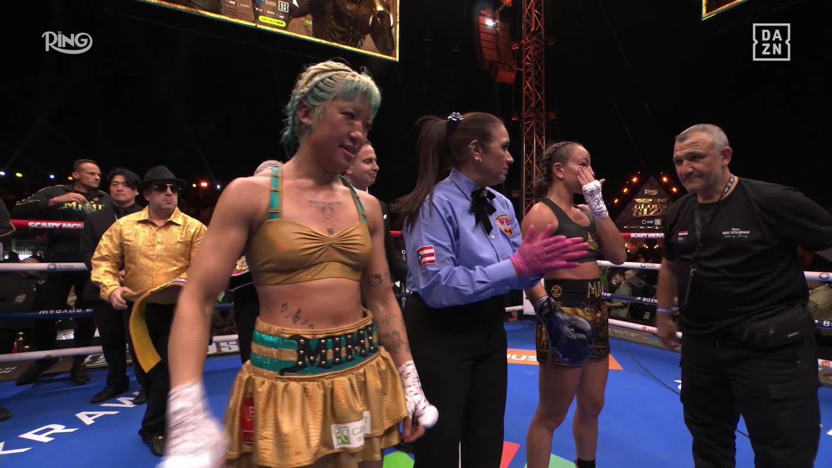 Mizuki Hiruta has defeated Mai Solman 👏 🎟️ Buy USYK vs RICO HERE --> #UsykRico | Live now on DAZN | @RingMagazine