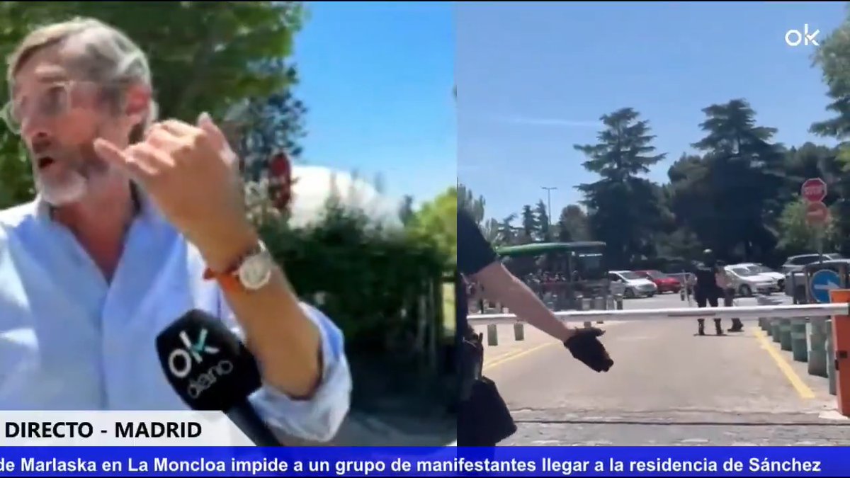 El señor autoproclamado fascista que aparece en todas las manifestaciones de derechas haciéndose el herido, en esta ocasión se le ha roto el dedo y al recriminárselo a la policía se lo han llevado detenido. Recordarán su grito de guerra "España acaba de despertar, hijos de puta"