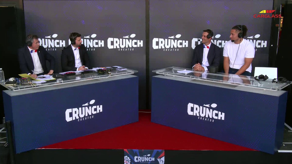 “Une belle publicité pour le rugby“ 🎙️ Passage surprise du 2e ligne international tricolore Mickaël Guillard sur le plateau du Crunch Creator 🇫🇷 #CrunchCreator