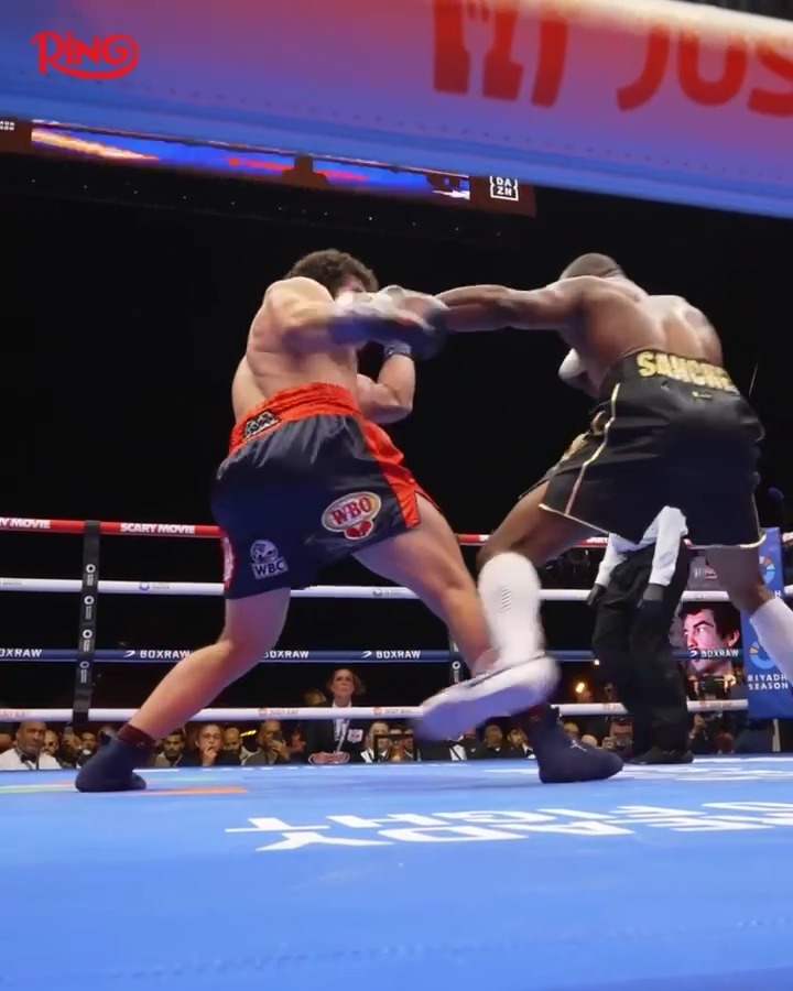 WHAT. A. SHOT. 💥 A brutal KO from Frank Sanchez 🤯 Glory in Giza | May 23rd | Live NOW on DAZN 🥊