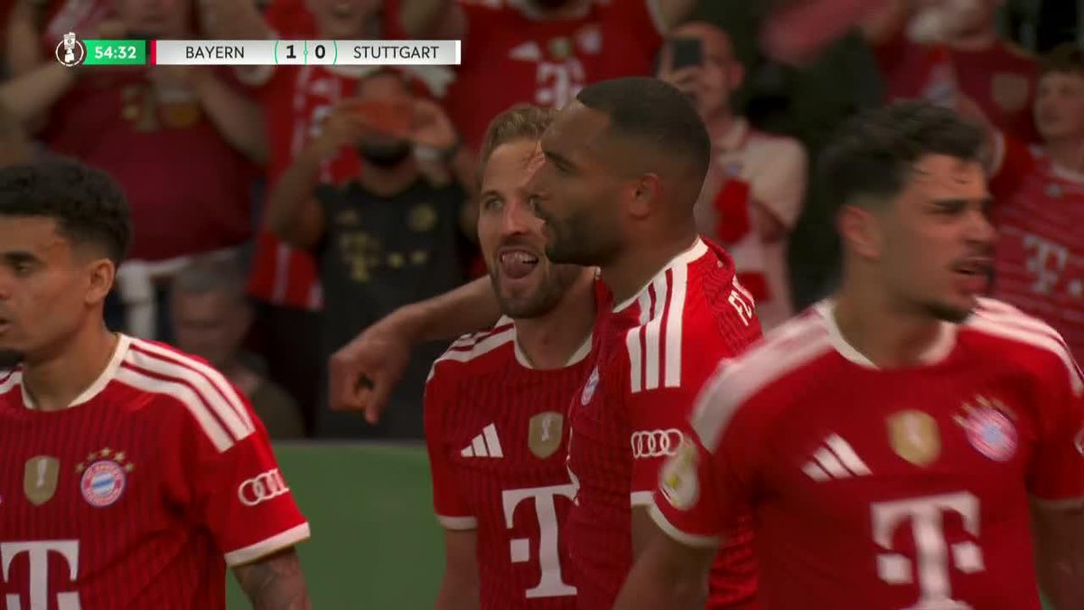 OLISE TO KANE IN THE GERMAN CUP FINAL! A GOAL BY KANE EVERY SINGLE ROUND OF THE TOURNAMENT 😱
