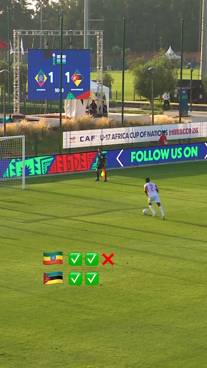 Penalty shootout drama ends with Mozambique booking their place at the FIFA U-17 World Cup Qatar 2026 🇲🇿🔥 #TotalEnergiesAFCONU17