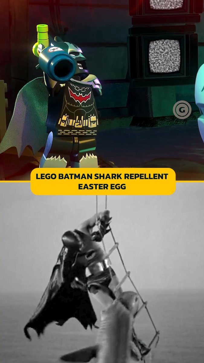 Don't worry guys, LEGO Batman did NOT forget the famous Shark Repellent Bat-Spray 🦈
